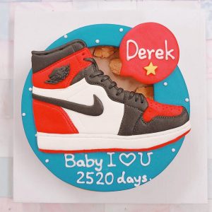 2020情人節蛋糕推薦，喬丹球鞋客製化造型生日蛋糕