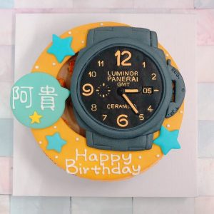 台北蛋糕客製化生日蛋糕推薦，沛納海手錶造型蛋糕登場