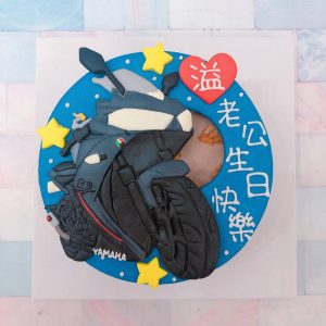 台北蛋糕客製化生日蛋糕推薦，Ｑ版重機造型蛋糕