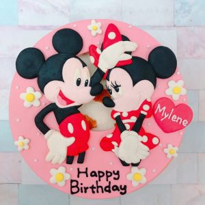 迪士尼造型客製化宅配蛋糕推薦，米奇米妮造型生日蛋糕