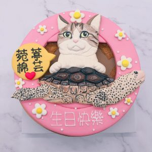 貓咪造型蛋糕推薦，烏龜生日蛋糕宅配訂購