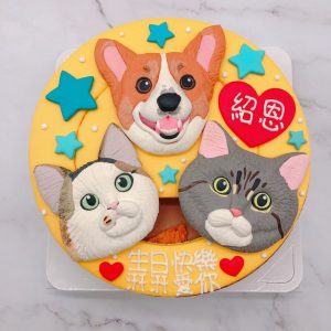 貓咪造型蛋糕推薦，柯基生日蛋糕宅配訂購