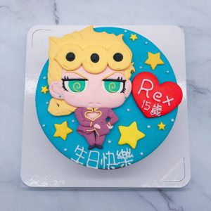 JoJo的奇妙冒險生日蛋糕推薦，台北客製化造型蛋糕宅配