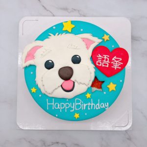 Q版狗狗生日蛋糕推薦，寵物造型蛋糕宅配