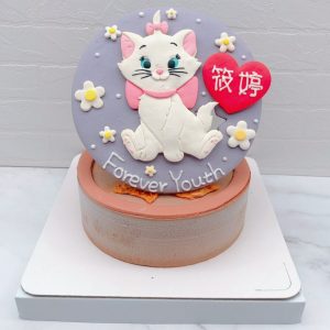 瑪麗貓生日蛋糕推薦，台北迪士尼客製化蛋糕