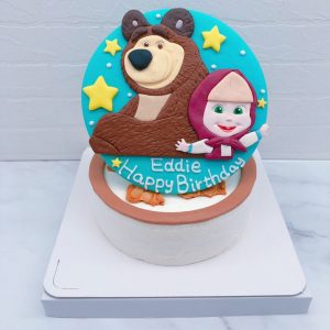瑪莎與熊生日蛋糕推薦，卡通造型生日蛋糕宅配