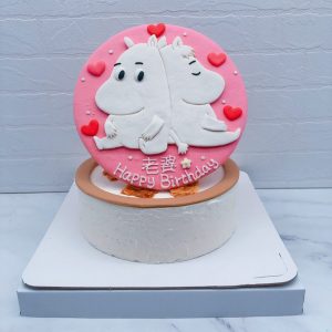 嚕嚕米造型蛋糕推薦，可兒生日蛋糕作品分享宅配