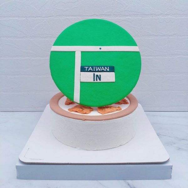 TAIWAN IN造型蛋糕推薦，羽球生日蛋糕宅配分享