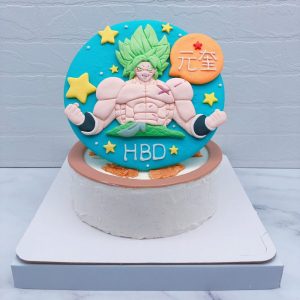 布羅利造型蛋糕推薦，七龍珠生日蛋糕宅配分享