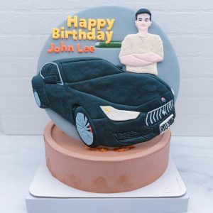 Q版人像生日蛋糕推薦，車子造型蛋糕宅配分享