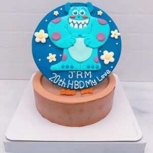 怪獸電力公司生日蛋糕推薦，毛怪造型蛋糕宅配分享