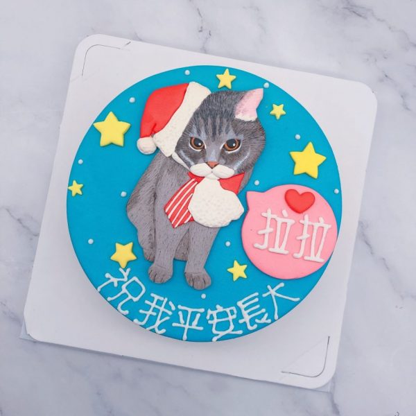 貓咪造型蛋糕推薦，客製化寵物生日蛋糕宅配